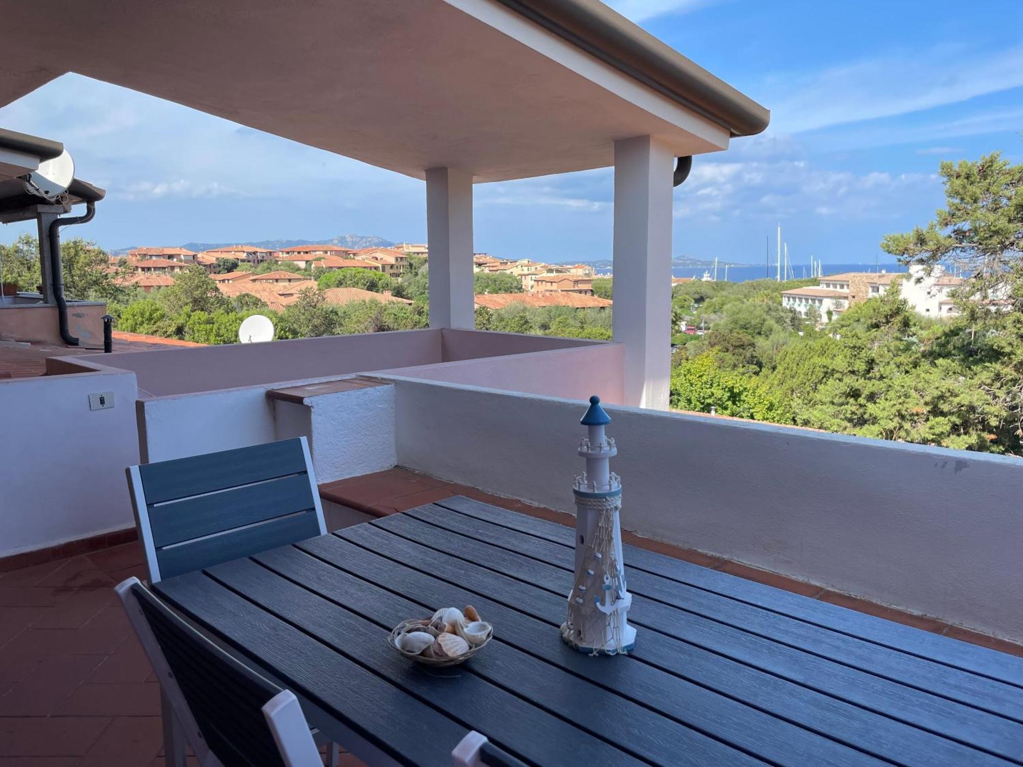 Splendida Vista Mare Zona Centrale Porto Rotondo Posto Auto Privato Exterior photo